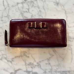 Burgundy Coach Wallet
